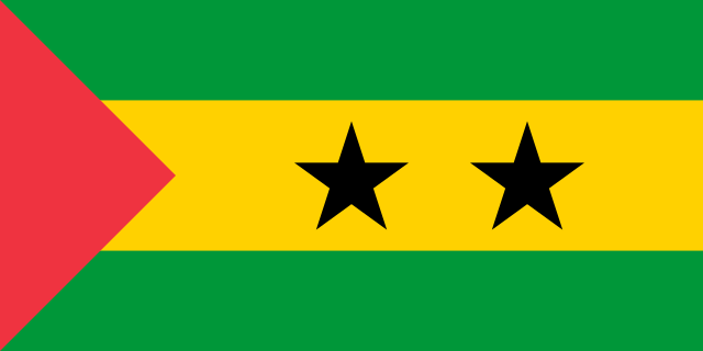 São Tomé And Príncipe flag